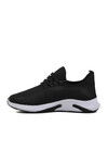 Black and White Knitted Light Unisex Sneakers Pina 101 G