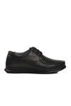 Black Genuine Leather Mens Casual Shoes 126 M