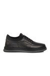 Black Genuine Leather Mens Casual Shoes 403 M