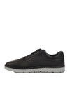 Black Genuine Leather Mens Casual Shoes 407 M