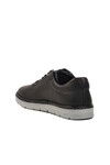 Black Genuine Leather Mens Casual Shoes 407 M
