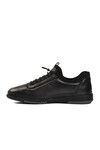 Black Genuine Leather Mens Casual Shoes 5Y9779-418 M