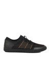 Black Genuine Leather Mens Casual Shoes A-361 M