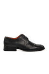 Black Genuine Leather Mens Classic Shoes 02947 M