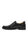 Black Genuine Leather Orthopedic Mens Casual Shoes 061603 M