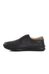 Black Genuine Leather Mens Casual Shoes 2627 M