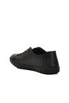 Black Genuine Leather Mens Casual Shoes A-255 M