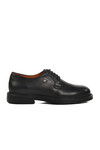 Black Orthopedic Genuine Leather Mens Casual Shoes 099002 M