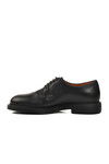 Black Orthopedic Genuine Leather Mens Casual Shoes 099002 M
