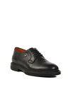 Black Orthopedic Genuine Leather Mens Casual Shoes 099002 M