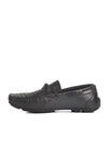 Black Genuine Leather Mens Casual Shoes 2Y0173-163 M