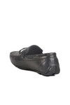 Black Genuine Leather Mens Casual Shoes 2Y0173-163 M