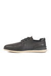 Black Genuine Leather Mens Casual Shoes Lion M