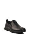 Black Genuine Leather Mens Casual Shoes 152-19028 M
