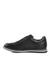 Black Genuine Leather Mens Casual Shoes Mika M