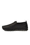 Black Genuine Leather Womens Casual Shoes 0002 Z