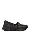 Black Genuine Leather Womens Casual Shoes 0023 Z