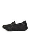 Black Genuine Leather Womens Casual Shoes 0042 Z