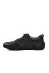 Black Genuine Leather Womens Casual Shoes 128 Z
