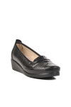 Black Genuine Leather Womens Casual Shoes 177 Z