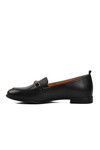 Black Genuine Leather Womens Casual Shoes 44251 Z