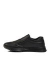 Black Genuine Leather Anatomic Womens Casual Shoes AY387 Z