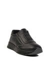 Black Genuine Leather Anatomic Womens Casual Shoes AY387 Z