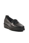Black Anatomical Genuine Leather Womens Casual Shoes BB0110 Z