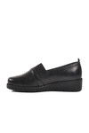 Black Genuine Leather Womens Casual Shoes BB0114 Z