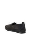 Black Genuine Leather Womens Casual Shoes 510 Z