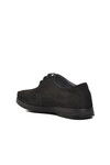 Black Nubuck Genuine Leather Mens Casual Shoes 126 M