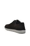 Black Nubuck Genuine Leather Mens Casual Shoes 407 M