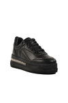 Black High Sole Womens Sneakers 1182 Z