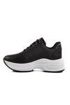 Black High Sole Womens Sneakers 5016 Z