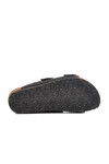 Black Stone Embroidered Lightweight Womens Slippers PC-7552 Z