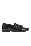 Black Patent Leather Genuine Leather Mens Casual Shoes 25101 M