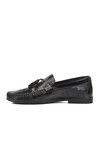 Black Patent Leather Genuine Leather Mens Casual Shoes 25108 M