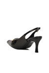 Black Patent Leather Thin Heeled Womens Evening Shoes 658224 Z