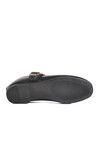 Black Patent Leather Light Thin Sole Belted Womens Ballerinas B-40 Z