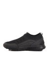 Black Mesh Lightweight Flexible Mens Sneakers Disc M