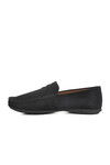 Black Suede Genuine Leather Mens Casual Shoes Kazar M