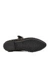 Black Stone Embroidered Womens Ballerinas 354159 Z