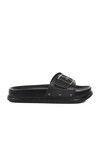 Black Lightweight Womens Slippers PC-7424 Z