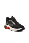 Black Memory Foam Laced Mens Sneakers Rada M