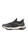 Black Lightweight Flexible Breathable Mens Sports Shoes 25Y522 M