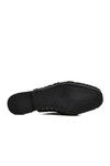 Siyah Triko Hafif Önü Kapalı Kadın Terlik PC-54712 Z