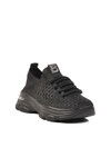 حذاء رياضي نسائي خفيف الوزن محبوك باللون الأسود Lexa 130 G