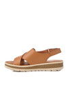 Tan Velcro Womens Sandals 492129 Z