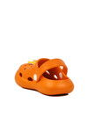 Orange Girls Sabo Slippers Kid P
