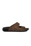 Mink Double-Strap Lightweight Mens Slippers 80-004 M
